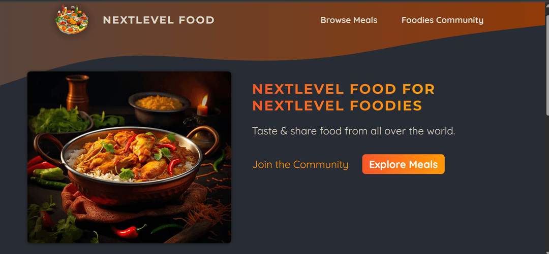Foodies Recipe Sharing App