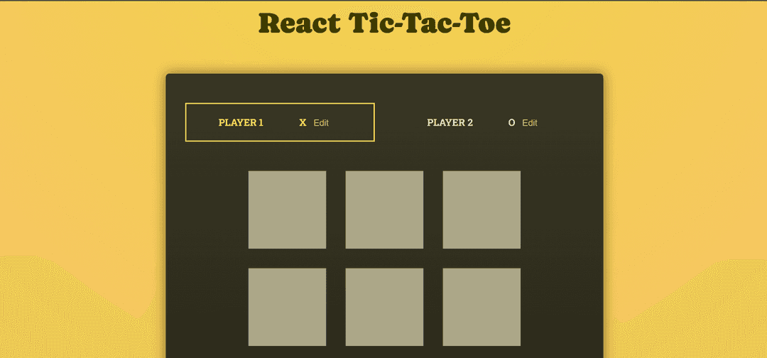 React Tic Tac Toe Game